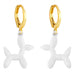 Wholesale Earrings Golden geometry copper JDC-ES-AS308 Earrings JoyasDeChina white Wholesale Jewelry JoyasDeChina Joyas De China