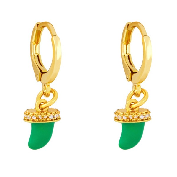 Wholesale Earrings Golden geometry copper JDC-ES-AS314 Earrings JoyasDeChina Wholesale Jewelry JoyasDeChina Joyas De China