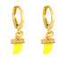 Wholesale Earrings Golden geometry copper JDC-ES-AS314 Earrings JoyasDeChina Yellow Wholesale Jewelry JoyasDeChina Joyas De China