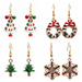 Bulk Jewelry Wholesale Earrings green Christmas tree Alloy JDC-ES-ML054 Wholesale factory from China YIWU China