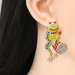 Wholesale Earrings Green frog Alloy JDC-ES-JJ218 Earrings JoyasDeChina Wholesale Jewelry JoyasDeChina Joyas De China