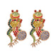 Wholesale Earrings Green frog Alloy JDC-ES-JJ218 Earrings JoyasDeChina 55483 Wholesale Jewelry JoyasDeChina Joyas De China