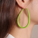 Bulk Jewelry Wholesale Earrings green geometry Alloy JDC-ES-e131 Wholesale factory from China YIWU China