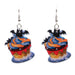 Bulk Jewelry Wholesale Earrings Halloween Halloween orange pumpkin acrylic JDC-ES-ML008 Wholesale factory from China YIWU China