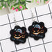 Bulk Jewelry Wholesale Earrings Halloween Orange pumpkin acrylic JDC-ES-ML017 Wholesale factory from China YIWU China