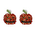 Wholesale Earrings Halloween Orange pumpkin ghost Alloy JDC-ES-JJ167 Earrings JoyasDeChina Red Wholesale Jewelry JoyasDeChina Joyas De China