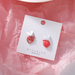 Bulk Jewelry Wholesale Earrings Love letter peach Alloy JDC-ES-W237 Wholesale factory from China YIWU China