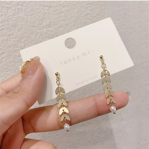 Bulk Jewelry Wholesale Earrings maisui S925 silver needle long tassel Pearl Wholesale factory from China YIWU China