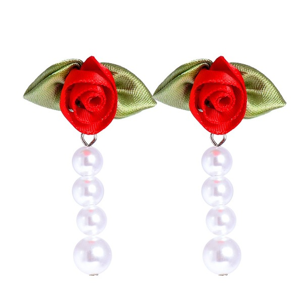 Bulk Jewelry Wholesale Earrings Mixed material of colored flowers JDC-ES-JJ194 Wholesale factory from China YIWU China
