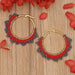 Wholesale Earrings Miyuki rice Red geometry JDC-gbh526 Earrings JoyasDeChina MI-E190035 Wholesale Jewelry JoyasDeChina Joyas De China