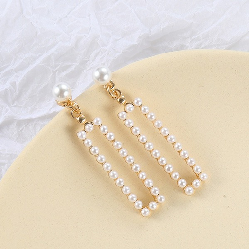 Bulk Jewelry Wholesale earrings pearl long tassel earrings JDC-ES-xc274 Wholesale factory from China YIWU China