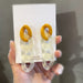 Wholesale earrings, personalized ring, long ears JDC-ES-xc083 Earrings JoyasDeChina Yellow (steel needle) Wholesale Jewelry JoyasDeChina Joyas De China