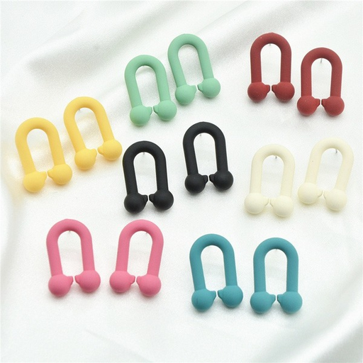 Bulk Jewelry Wholesale Earrings punk simple personality CCB plastic JDC-ES-xc031 Wholesale factory from China YIWU China