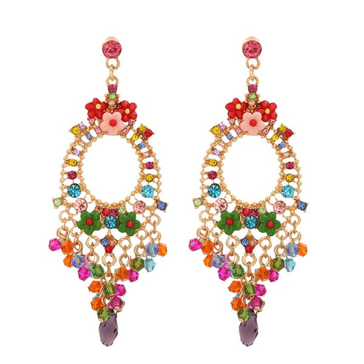 Bulk Jewelry Wholesale Earrings Red carved Alloy JDC-ES-JJ066 Wholesale factory from China YIWU China