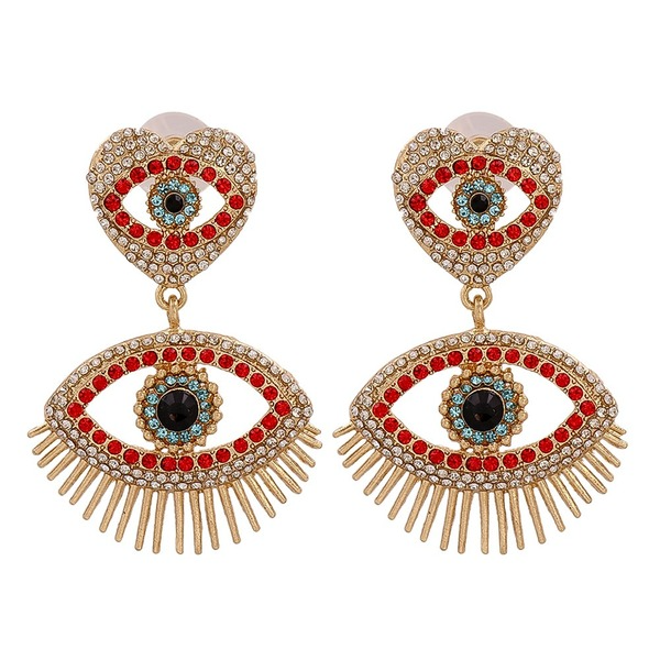 Bulk Jewelry Wholesale Earrings Red eyes  Alloy JDC-ES-JJ016 Wholesale factory from China YIWU China