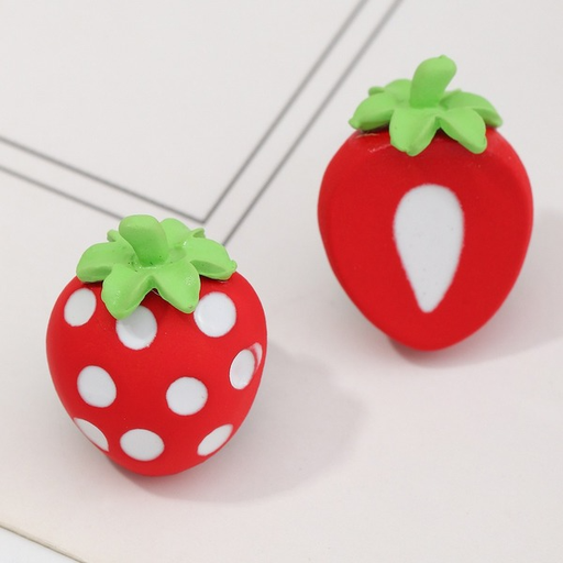 Bulk Jewelry Wholesale Earrings Red strawberry Alloy JDC-ES-e062 Wholesale factory from China YIWU China