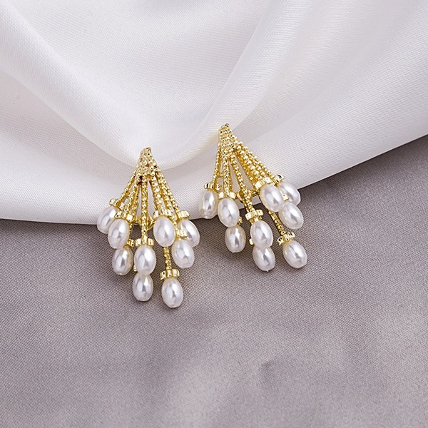 Bulk Jewelry Wholesale Earrings S925 pure silver needle freshwater pearl JDC-ES-xc224 Wholesale factory from China YIWU China