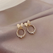 Bulk Jewelry Wholesale Earrings S925 silver needle bow diamond JDC-ES-xc269 Wholesale factory from China YIWU China