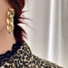 Wholesale earrings S925 silver needle bright gold long chain JDC-ES-xc067 Earrings JoyasDeChina Golden Wholesale Jewelry JoyasDeChina Joyas De China