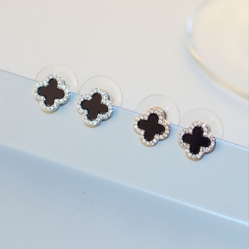 Bulk Jewelry Wholesale earrings S925 silver needle clover simple and compact JDC-ES-xc280 Wholesale factory from China YIWU China