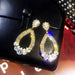 Wholesale Earrings S925 silver needle diamond JDC-ES-xc288 Earrings JoyasDeChina Golden Wholesale Jewelry JoyasDeChina Joyas De China