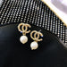 Wholesale earrings S925 silver needle-encrusted diamond pearlsJDC-ES-xc130 Earrings JoyasDeChina E064 Wholesale Jewelry JoyasDeChina Joyas De China