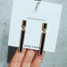 Wholesale earrings S925 silver needle geometric strip full drill drops of oil JDC-ES-xc308 Earrings JoyasDeChina Golden Wholesale Jewelry JoyasDeChina Joyas De China
