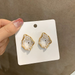 Bulk Jewelry Wholesale earrings S925 silver needle simple irregular geometric pearl earringsJDC-ES-xc116 Wholesale factory from China YIWU China