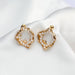 Wholesale earrings S925 silver needle simple irregular geometric pearl earringsJDC-ES-xc116 Earrings JoyasDeChina E241 Wholesale Jewelry JoyasDeChina Joyas De China