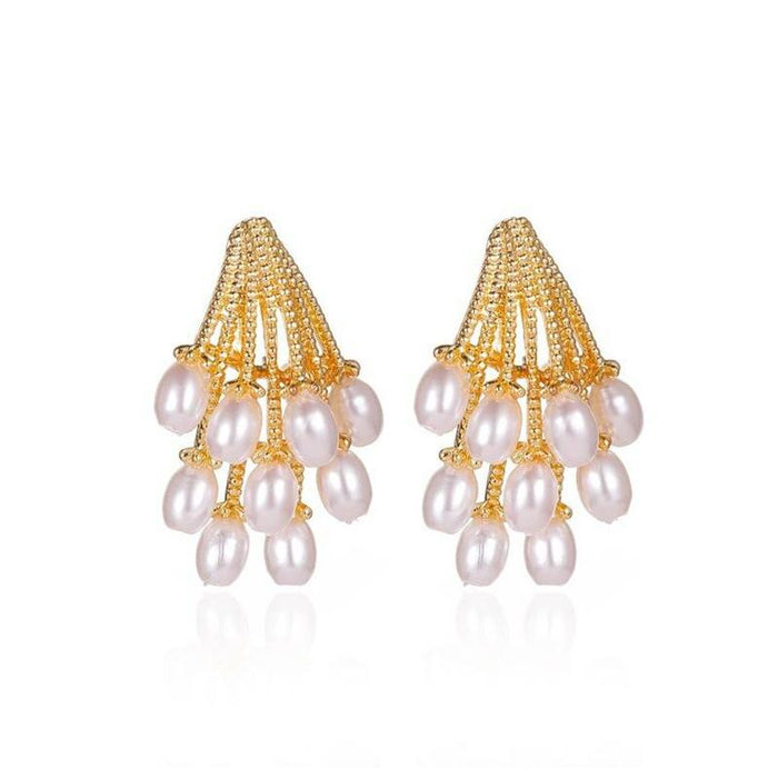Wholesale earrings S925 sterling silver needle baroque freshwater pearls JDC-ES-xc223 earrings JoyasDeChina E167 Wholesale Jewelry JoyasDeChina Joyas De China