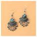 Wholesale Earrings Silver boho Alloy JDC-ES-TC107 Earrings JoyasDeChina 11760-2 Blue Wholesale Jewelry JoyasDeChina Joyas De China