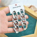 Wholesale earrings silver chain earrings retro temperament joker earringsJDC-ES-xc153 Earrings JoyasDeChina Silver Wholesale Jewelry JoyasDeChina Joyas De China