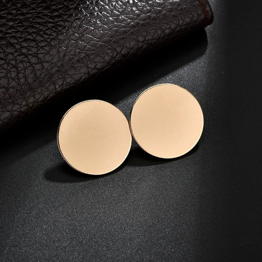 Bulk Jewelry Wholesale earrings simple texture fashion exaggerated gold smooth disc JDC-ES-xc203 Wholesale factory from China YIWU China