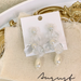 Wholesale Earrings Transparent flower pearl crystal plastic JDC-ES-W152 Earrings JoyasDeChina A white Wholesale Jewelry JoyasDeChina Joyas De China