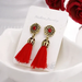 Bulk Jewelry Wholesale earrings velvet tassel stud jDC-ES-b105 Wholesale factory from China YIWU China