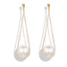 Wholesale Earrings White single pearl pendant JDC-ES-xy065 Earrings JoyasDeChina B05-03-04 Wholesale Jewelry JoyasDeChina Joyas De China
