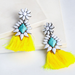 Wholesale Earrings Yellow flower tassel JDC-ES-JJ243 Earrings JoyasDeChina Wholesale Jewelry JoyasDeChina Joyas De China