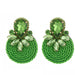 Wholesale Earrings Yellow round diamond braided JDC-ES-JJ104 Earrings JoyasDeChina Green Wholesale Jewelry JoyasDeChina Joyas De China