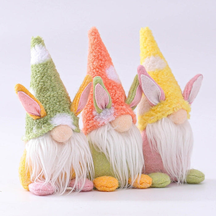 Wholesale Easter Bunny Carrot Gnome Doll Elf Doll Cloth Ornament JDC-OS-QuY001 Ornaments 趣颖 Wholesale Jewelry JoyasDeChina Joyas De China