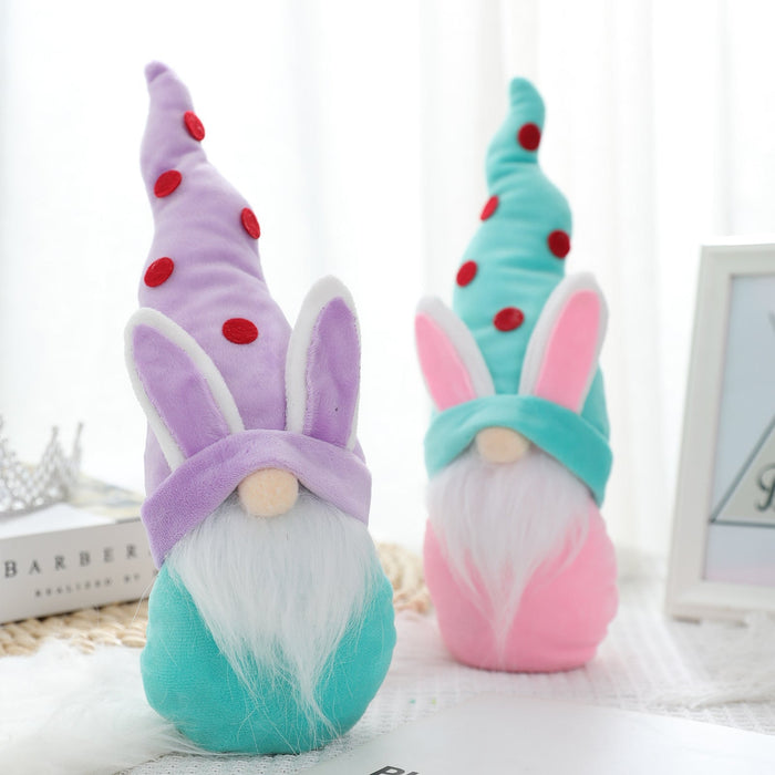 Wholesale Easter Faceless Doll Cartoon Rabbit Doll Cloth Ornament JDC-OS-QuY006 Ornaments 趣颖 Wholesale Jewelry JoyasDeChina Joyas De China