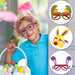 Wholesale Easter Glasses Kids Party Decorative Cloth Plastic Glasses JDC-SG-JiuZ001 九洲 Wholesale Jewelry JoyasDeChina Joyas De China