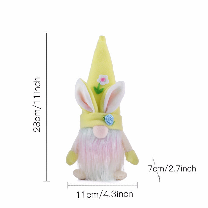 Wholesale Easter Rainbow Bunny Cloth Faceless Doll Ornament JDC-OS-QuY004 Ornaments 趣颖 Wholesale Jewelry JoyasDeChina Joyas De China