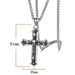 Wholesale Electroplated Alloy Cross Pendant Charms JDC-CS-WenT010 charms 润涛 Wholesale Jewelry JoyasDeChina Joyas De China