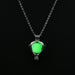 Wholesale Electroplated Alloy Glitter Stone Glowing Necklace JDC-NE-YF205 Necklaces 友菲 yellow Wholesale Jewelry JoyasDeChina Joyas De China