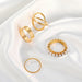 Wholesale Electroplated Alloy Pearl Rings Set JDC-RS-A097 Rings 妙雅 Wholesale Jewelry JoyasDeChina Joyas De China