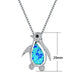Wholesale Electroplated Alloy Penguin Pendant Charms JDC-CS-WenT006 charms 润涛 Wholesale Jewelry JoyasDeChina Joyas De China