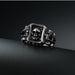 Wholesale Electroplated Alloy Skull Rings JDC-RS-WenT005 Rings 润涛 Wholesale Jewelry JoyasDeChina Joyas De China