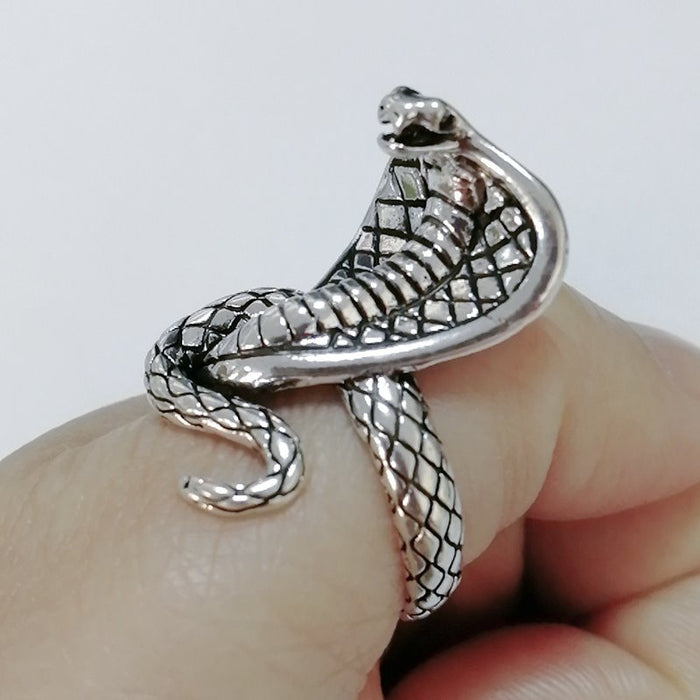 Wholesale Electroplated Alloy Snake Rings JDC-RS-Chenr013 Rings 晨睿 Wholesale Jewelry JoyasDeChina Joyas De China