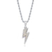 Wholesale Electroplated Alloy Zircon Lightning Necklace JDC-NE-WenT002 Necklaces 润涛 white Wholesale Jewelry JoyasDeChina Joyas De China
