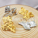 Wholesale Electroplated Brass Lava Irregular Earrings JDC-ES-Junf007 Earrings 军峰 Wholesale Jewelry JoyasDeChina Joyas De China
